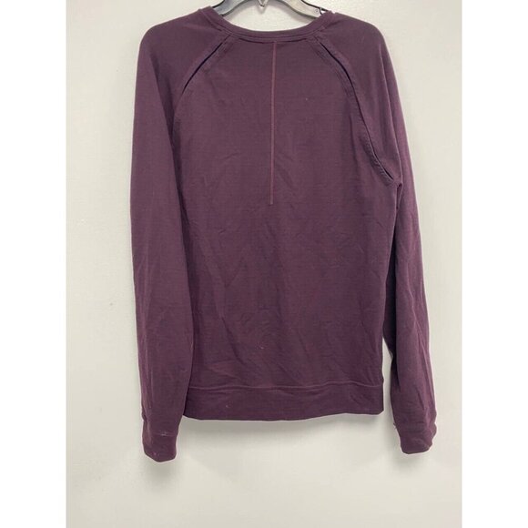 Lululemon Athletica Maroon Long Sleeve Vented Performance Sweatshirt Size XL - Picture 3 of 5